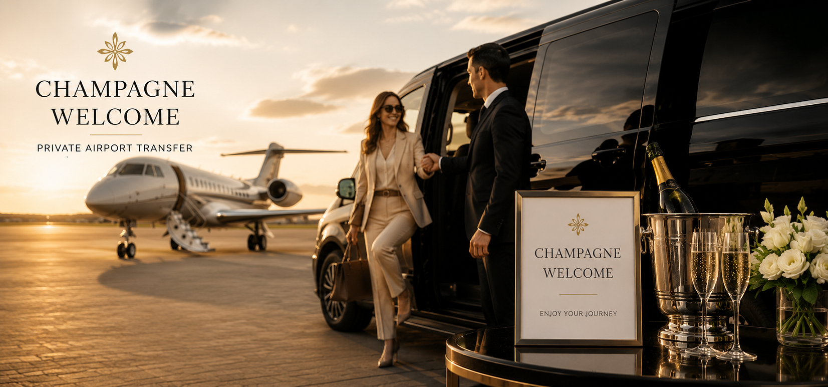 champagne welcome service antalya
