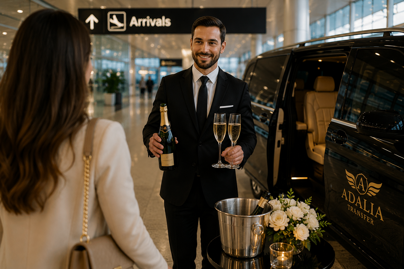 Champagne Welcome Service in Antalya
