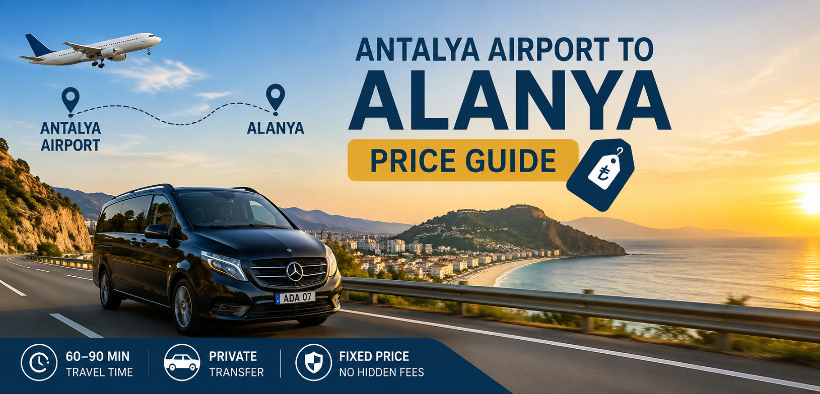 Antalya Airport to Alanya Price Guide